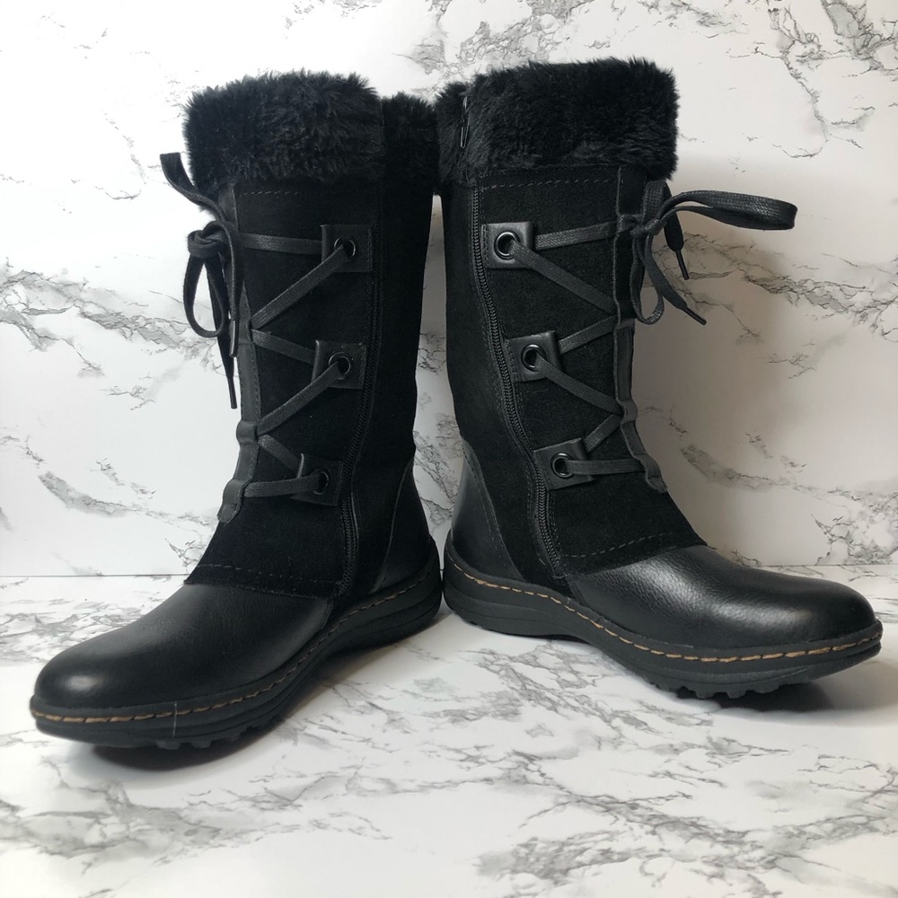 BareTraps AIDE Women's Black Lace Up Boots Size 7M